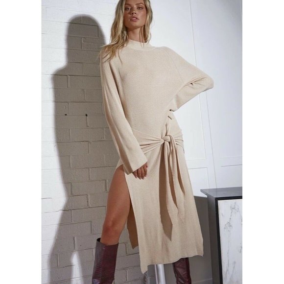 SNDYS | Dresses | Sndys Tied Up Knit 
